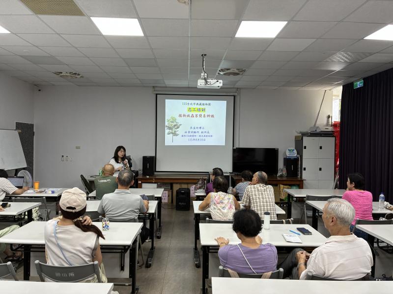 典藏植物園志工增能課程：看見樹木的求救訊號